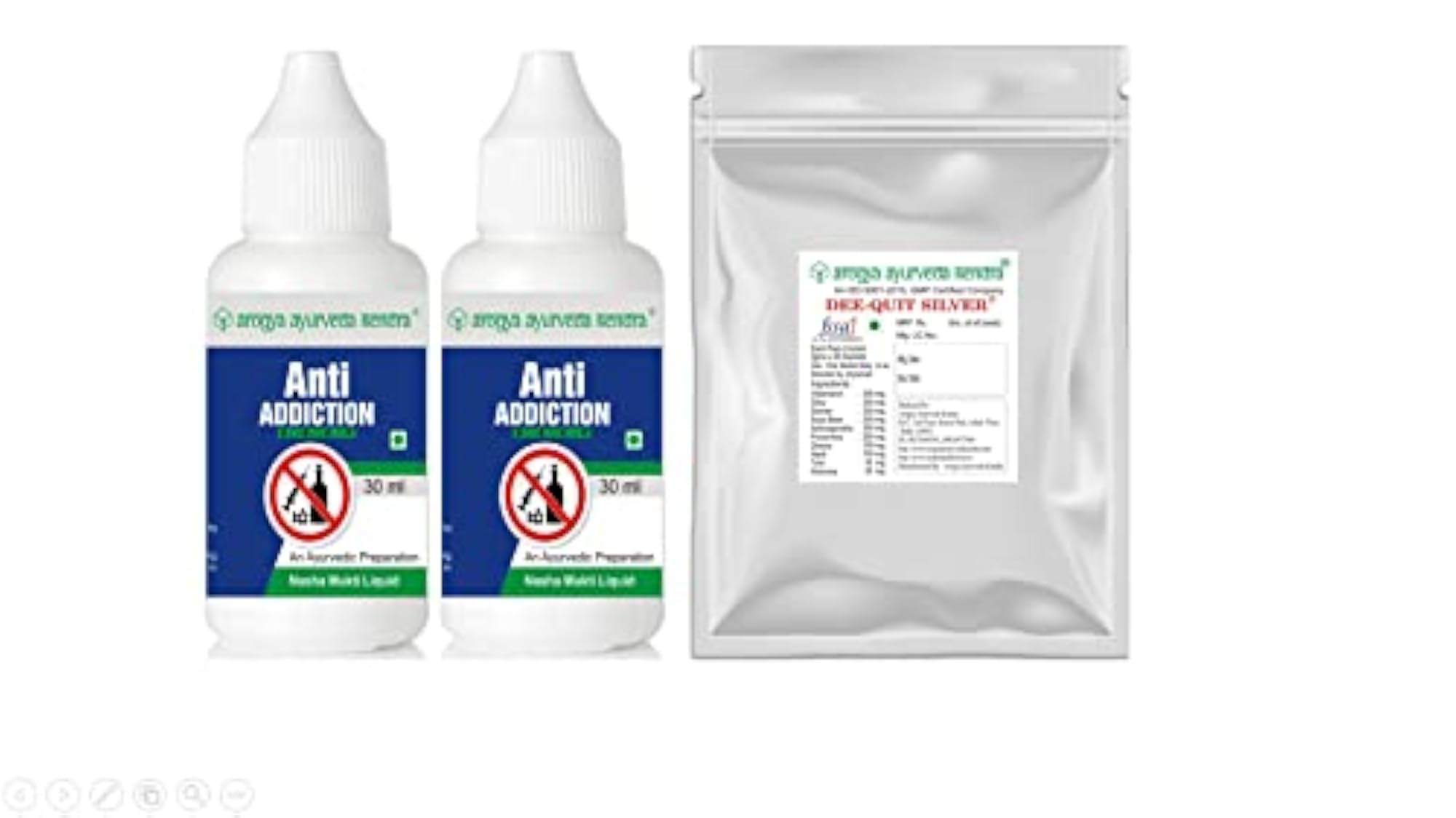 Anti Addiction Drops Liquid, Ayurvedic Detox Solution